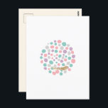 'DreamyPastels' Postcard<br><div class="desc">A playful scattering of varying-sized dots in soft,  joyful pastel hues,  resembling a delicate shower of colourful confetti. design anything with you.</div>