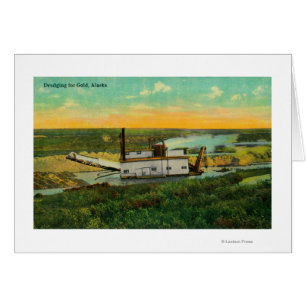 Dredging for GoldMining in AlaskaState