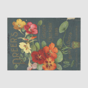 Dreer's Garden Calendar 1899 Vintage Seed Catalogu Tissue Paper