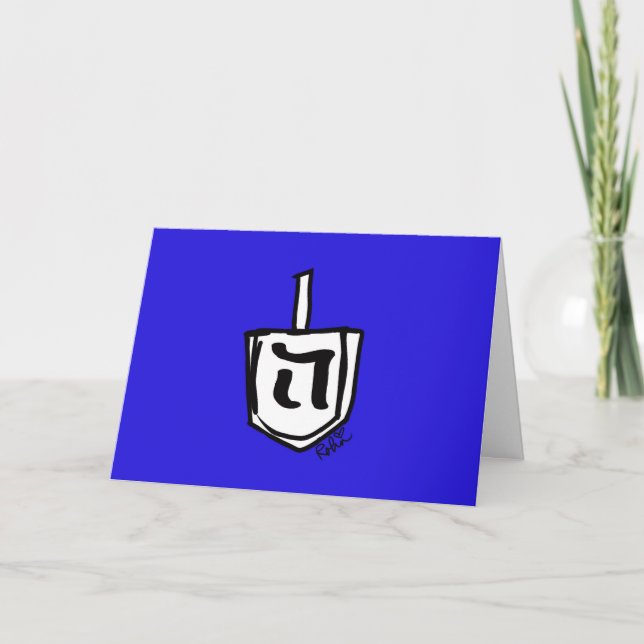 Dreidel Card (Front)