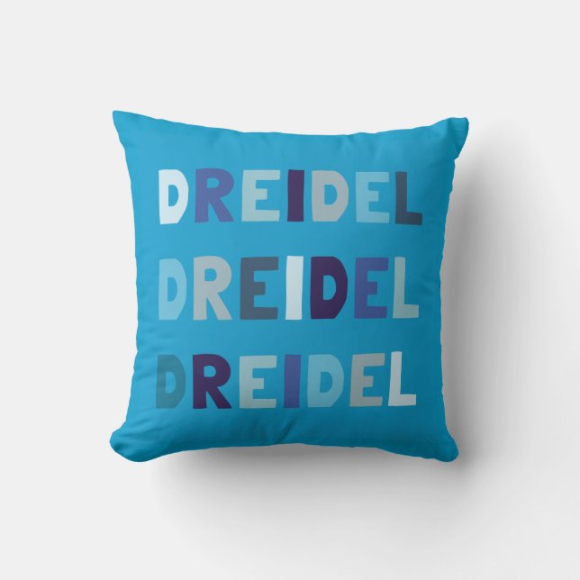 Dreidel Dreidel Dreidel Pillow (Front)