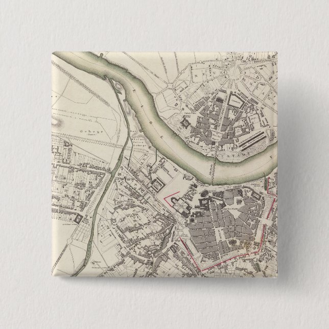 Dresden 15 Cm Square Badge (Front)