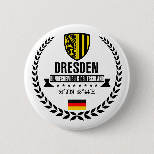Dresden 6 Cm Round Badge