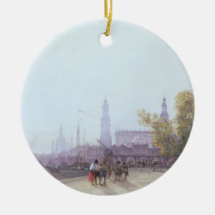 Dresden Ceramic Tree Decoration
