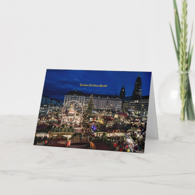 Dresden Christmas Market Holiday Card (Front)