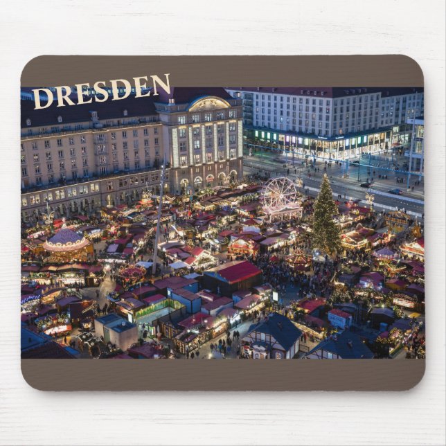Dresden Christmas market Mouse Pad (Front)