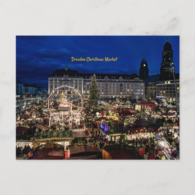 Dresden Christmas Market Postcard (Front)