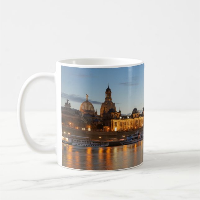 Dresden Elbe view Coffee Mug (Left)