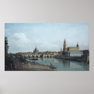 Dresden Elbufer Vedute – Canaletto – Bellotto Poster
