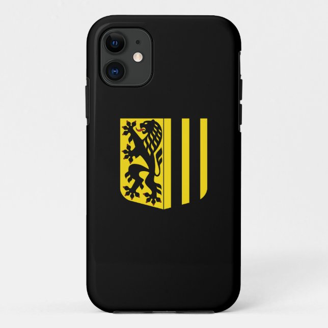 Dresden emblem Germany flag symbol coat arms Case-Mate iPhone Case (Back)