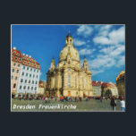 Dresden Frauenkirche Postcard<br><div class="desc">Dresden Frauenkirche,  Germany.</div>