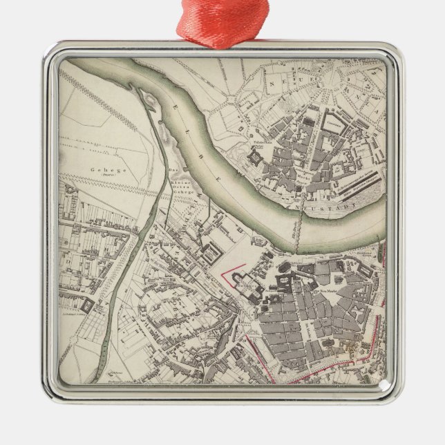 Dresden Metal Tree Decoration (Front)