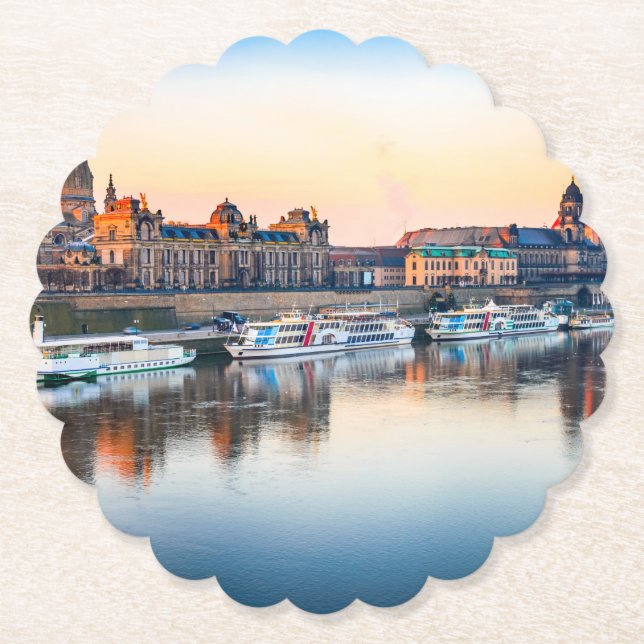 Dresden Paper Coaster (Front)
