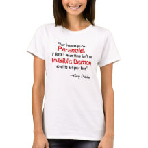 Dresden Paranoid Invisible Demon White Tee