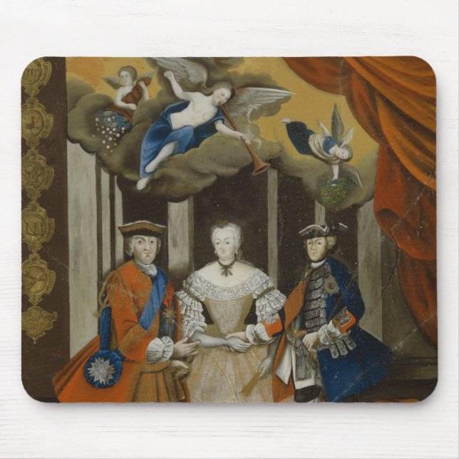 Dresden Peace Allegory, 1745 Mouse Pad (Front)
