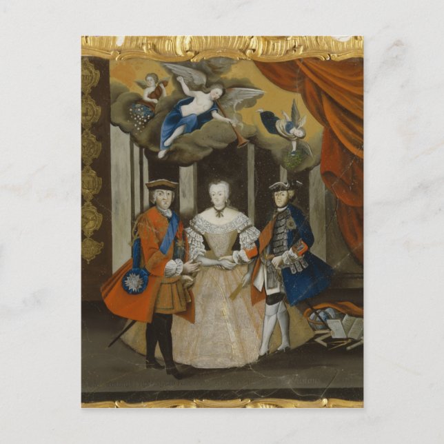 Dresden Peace Allegory, 1745 Postcard (Front)