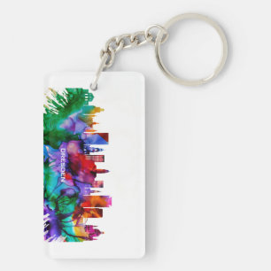 Dresden Skyline Key Ring