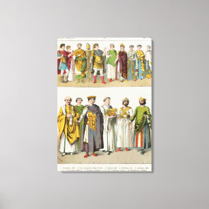 Dress at the Byzantine Court Canvas Print