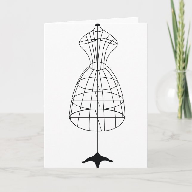 Dress Form Card (Front)
