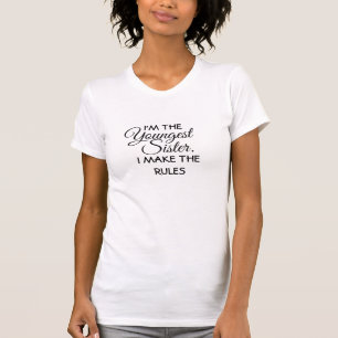 Dress to Impress Youngest Sister Rule Tee, Funny T-Shirt