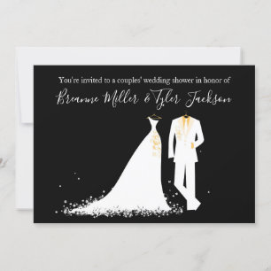Dress & Tux - Couples' Wedding Shower Invitation