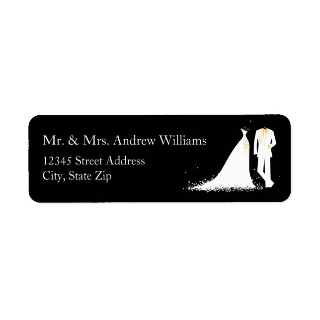 Dress & Tux - Return Address Labels (Front)