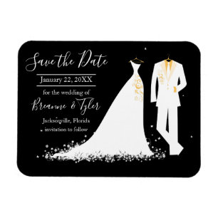 Dress & Tux - Save the Date Magnet