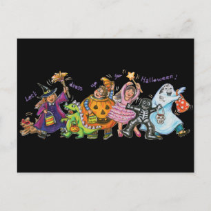 Dress Up For Halloween Postcard