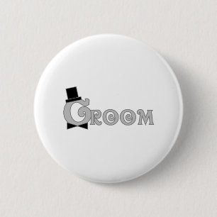 Dress Up Groom 6 Cm Round Badge