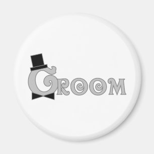 Dress Up Groom Magnet