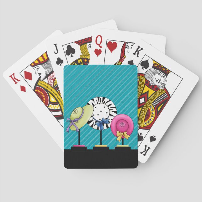 Dress-Up Hats Playing Cards (Back)