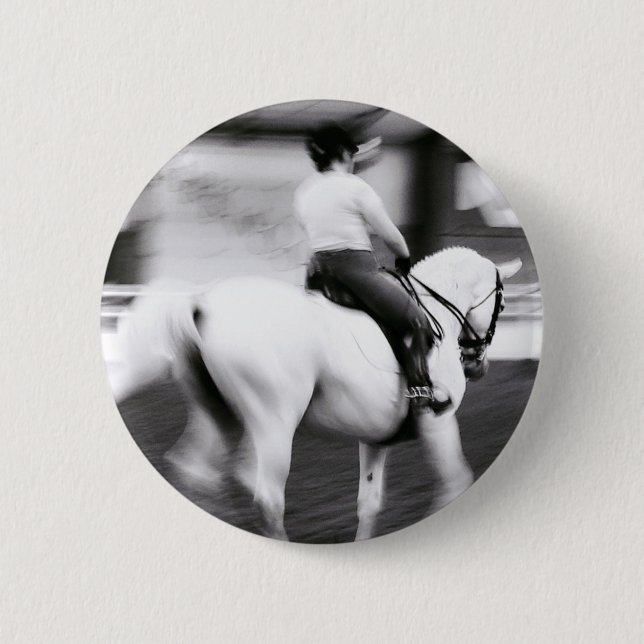 Dressage 6 Cm Round Badge (Front)