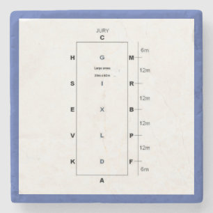  dressage arena  stone coaster