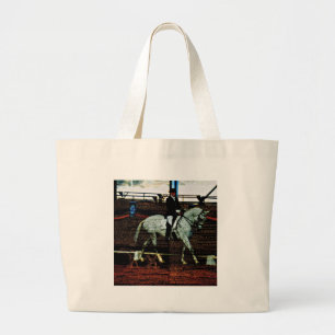 Dressage Art Large Tote Bag
