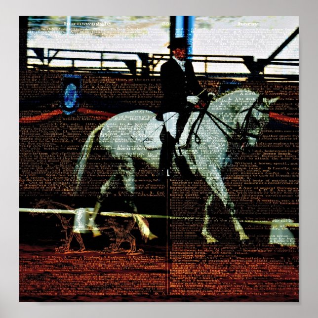 Dressage Art Poster (Front)