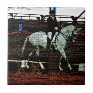 Dressage Art Tile