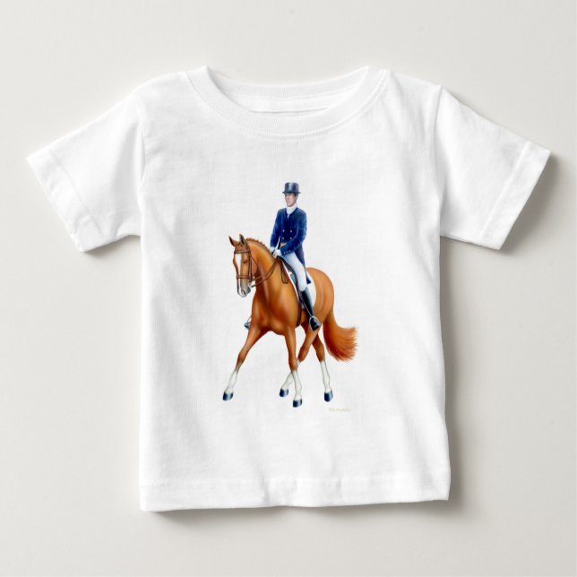 Dressage Baby Infant T-Shirt (Front)