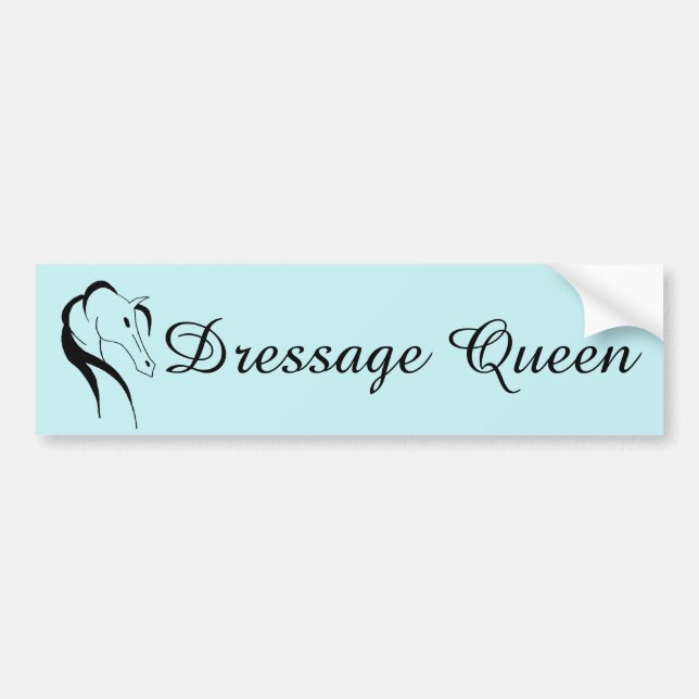 Dressage Bumper Sticker (Front)