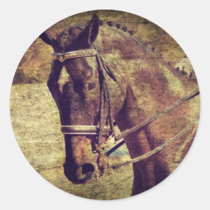 Dressage Classic Round Sticker