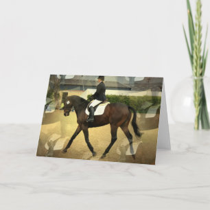Dressage Competition Greeting Card