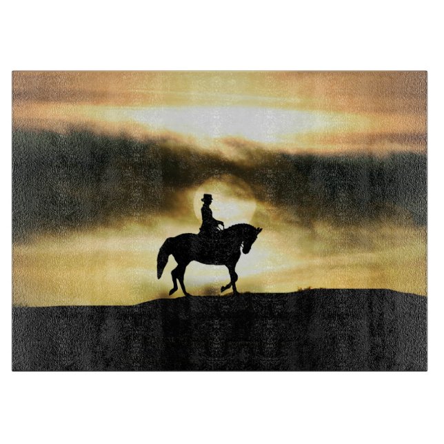 Dressage Cutting Board (Front)