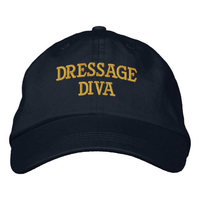 DRESSAGE DIVA Adjustable Cap (Front)