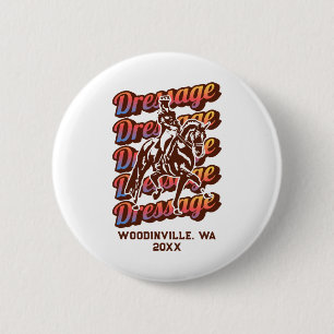 Dressage Event Or Location Date Name 6 Cm Round Badge