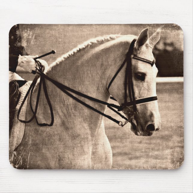 Dressage Grunge Mouse Pad (Front)