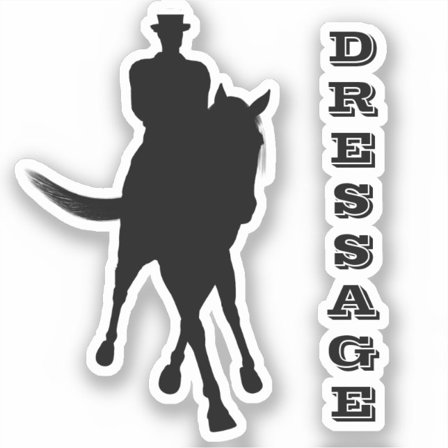 Dressage Horse And Rider   (Front)