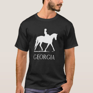 Dressage Horse and Rider Georgia T-Shirt
