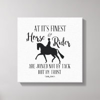 Dressage Horse and Rider Quote Wall Art