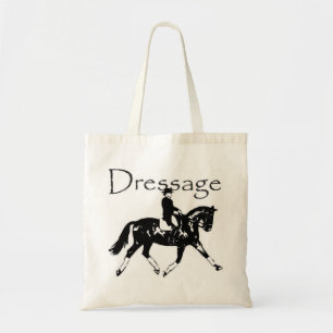 Dressage Horse and Rider Tote Bag