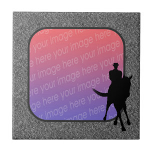 Dressage Horse And Rider Your Photo Tile