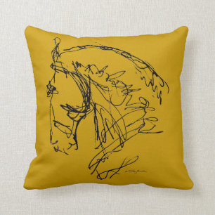 Dressage Horse Big Pillow